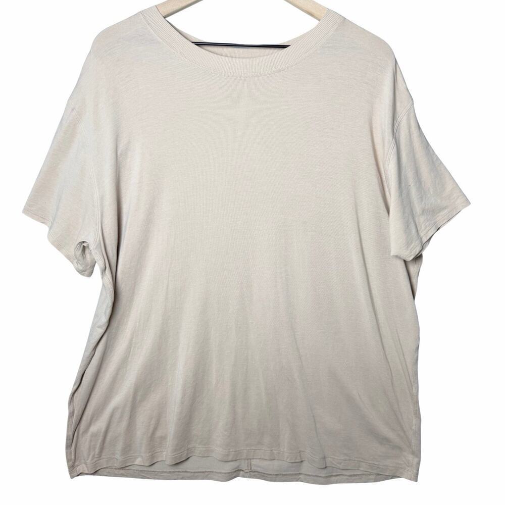 Lululemon Women’s All Yours Tee Tan Relaxed Fit